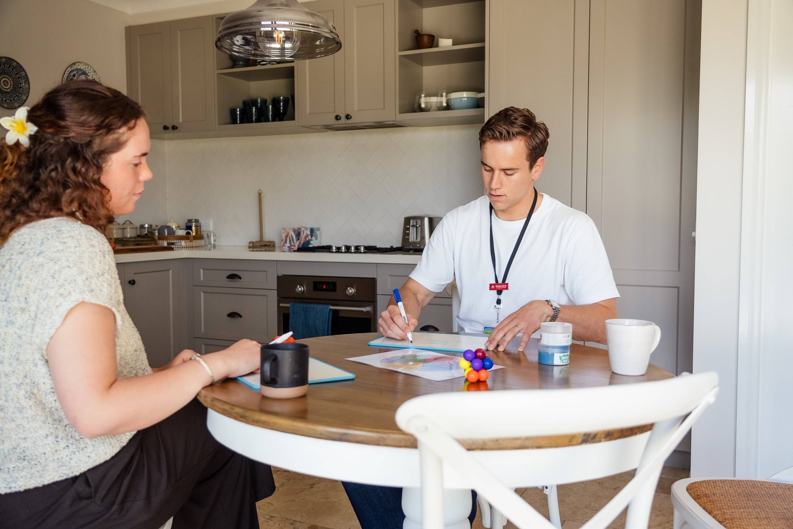 Occupational therapy session